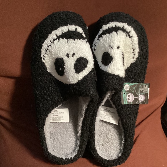 Disney The Nightmare Before Christmas Adult Slippers Size L/XL NWT - Picture 6 of 6